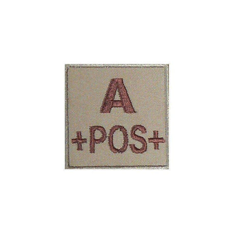 Patch groupe sanguin basse visibilité PVC