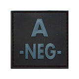 Patch groupe sanguin basse visibilité PVC