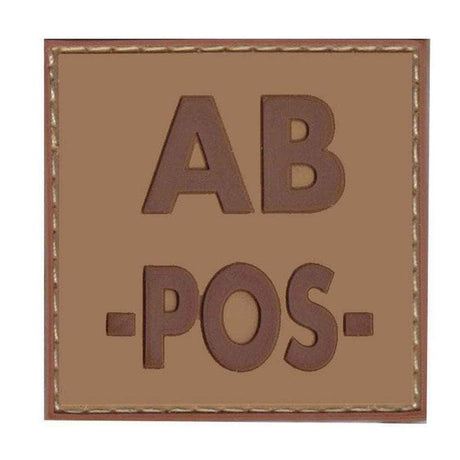 Patch groupe sanguin basse visibilité PVC