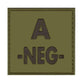 Patch groupe sanguin basse visibilité PVC