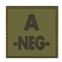 Patch groupe sanguin basse visibilité PVC