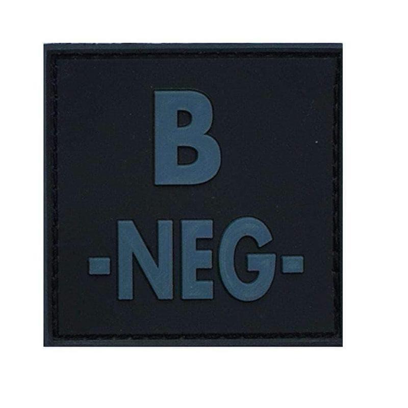 Patch groupe sanguin basse visibilité PVC