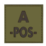 Patch groupe sanguin basse visibilité PVC