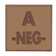 Patch groupe sanguin basse visibilité PVC