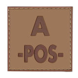 Patch groupe sanguin basse visibilité PVC