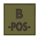 Patch groupe sanguin basse visibilité PVC