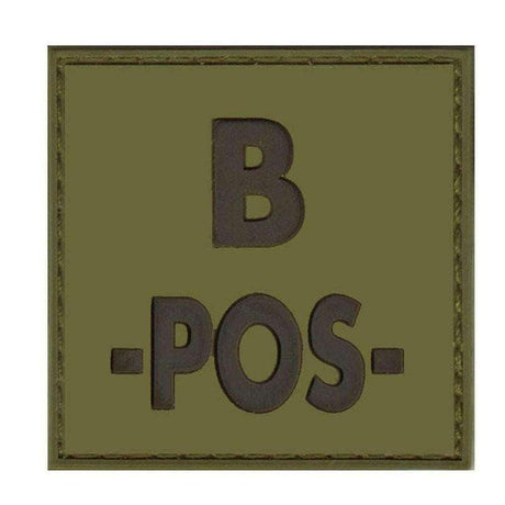 Patch groupe sanguin basse visibilité PVC