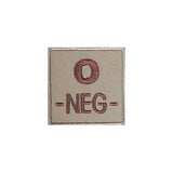 Patch groupe sanguin basse visibilité PVC