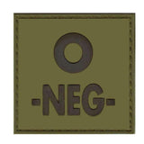 Patch groupe sanguin basse visibilité PVC