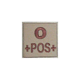 Patch groupe sanguin basse visibilité PVC