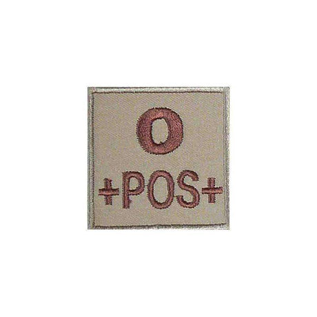 Patch groupe sanguin basse visibilité PVC