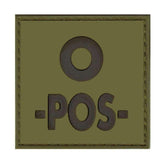 Patch groupe sanguin basse visibilité PVC
