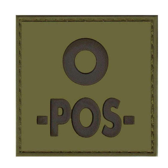 Patch groupe sanguin basse visibilité PVC