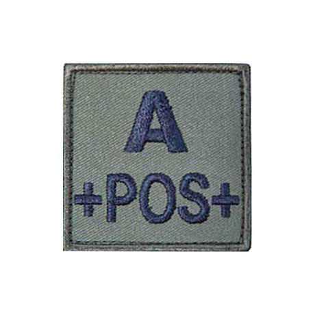 Patch groupe sanguin basse visibilité Tissu