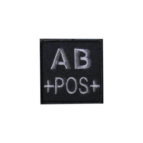 Patch groupe sanguin basse visibilité Tissu