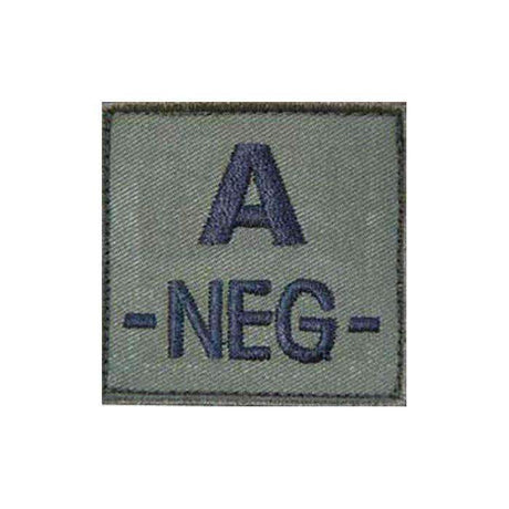 Patch groupe sanguin basse visibilité Tissu