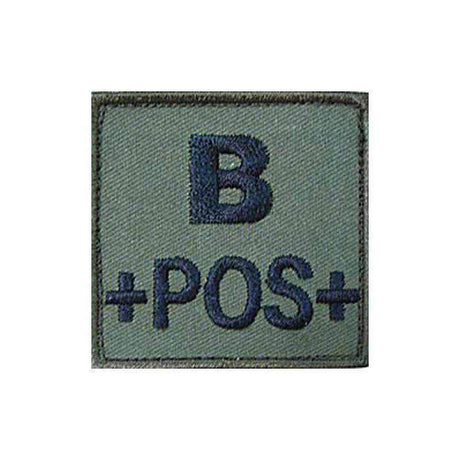 Patch groupe sanguin basse visibilité Tissu