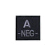 Patch groupe sanguin basse visibilité Tissu