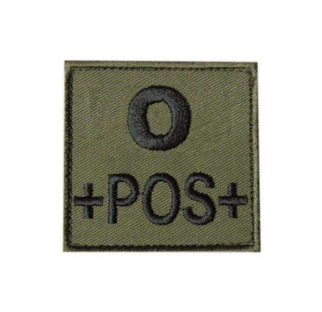 Patch groupe sanguin basse visibilité Tissu