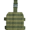 Plaque de cuisse Mil-Tec MOLLE 25 x 22 cm en polyester enduit avec sangles antiglisse