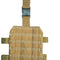 Plaque de cuisse Mil-Tec MOLLE 25 x 22 cm en polyester enduit avec sangles antiglisse