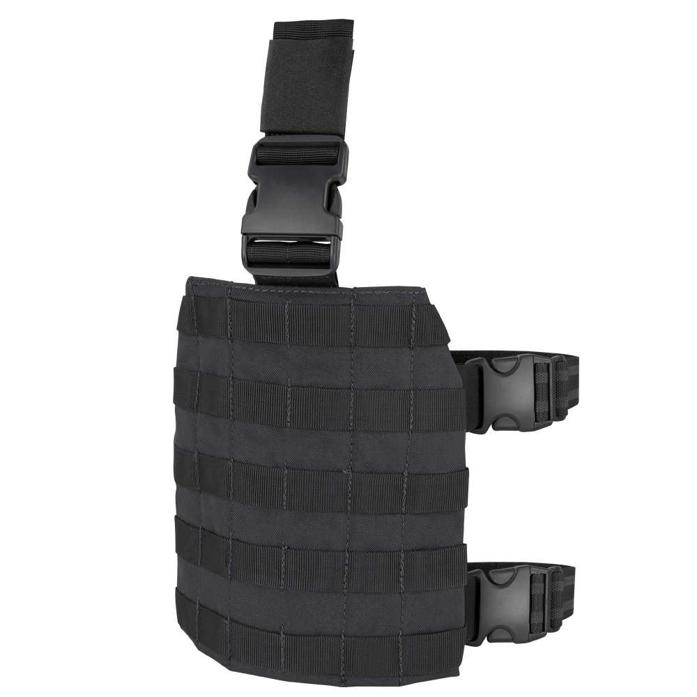 Plateforme de cuisse Condor Drop Leg cinq rangées MOLLE sangles anti-glisse