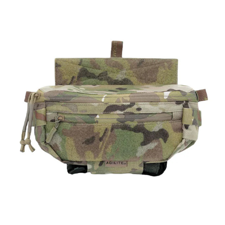 Poche ventrale Agilite Six Pack 1,8 L de 155 g convertible en banane, ouverture avant
