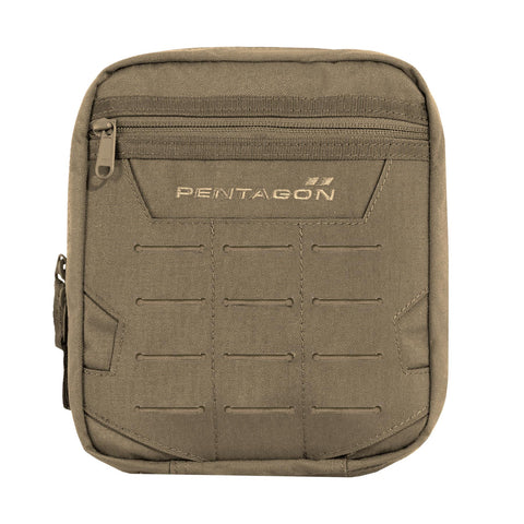 Pochette EDC Pentagon EDC 2.0 100 % nylon Cordura YKK 18 × 22 × 6 cm