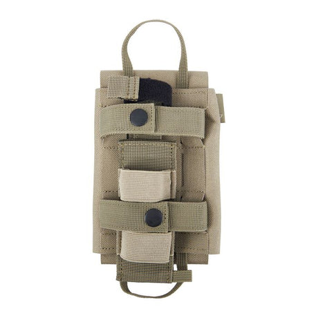 Pochette IFAK Ares avec porte-garrot et porte-ciseaux, gaine et insert amovible, fixation MOLLE
