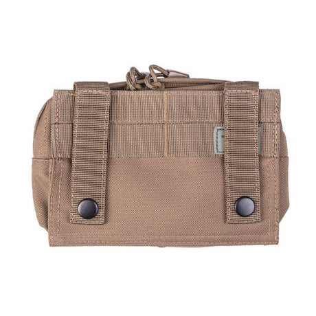 Pochette Mil-Tec Belt MOLLE Small polyester Oxford enduit PVC 17 × 5 × 12 cm avec œillet de drainage
