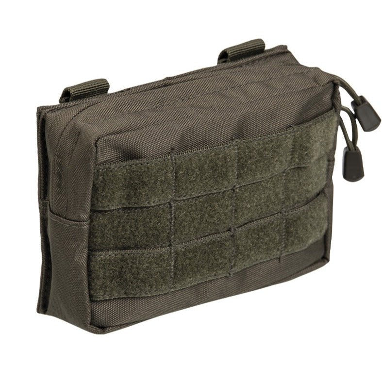 Pochette Mil-Tec Belt MOLLE Small polyester Oxford enduit PVC 17 × 5 × 12 cm avec œillet de drainage