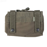 Pochette Mil-Tec Belt MOLLE Small polyester Oxford enduit PVC 17 × 5 × 12 cm avec œillet de drainage