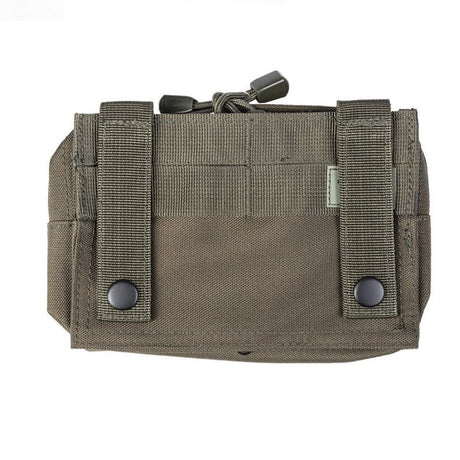 Pochette Mil-Tec Belt MOLLE Small polyester Oxford enduit PVC 17 × 5 × 12 cm avec œillet de drainage