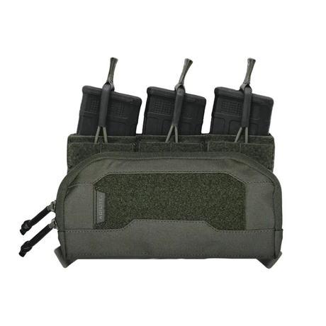 Pochette admin Agilite Wide 26 x 13 cm à dos MOLLE 6 x 3 avec deux inserts fournis
