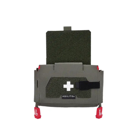 Pochette de premiers secours Agilite MD2 IFAK vendue vide à ouverture ambidextre