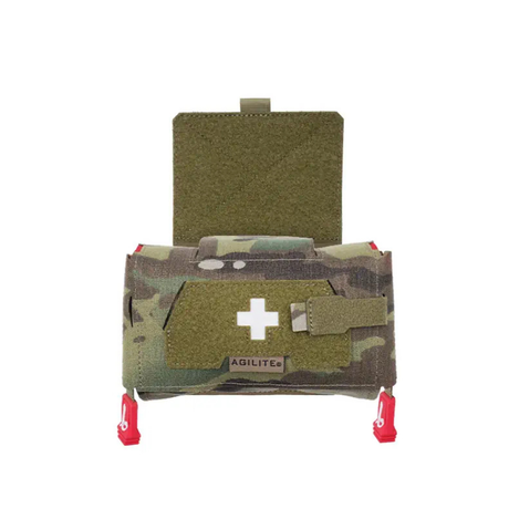Pochette de premiers secours Agilite MD2 IFAK vendue vide à ouverture ambidextre