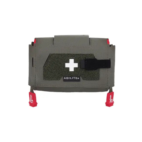 Pochette de premiers secours Agilite MD2 IFAK vendue vide à ouverture ambidextre
