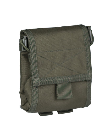 Pochette fourre-tout pliable Mil-Tec en polyester format replié 11 x 4 x 13 cm MOLLE