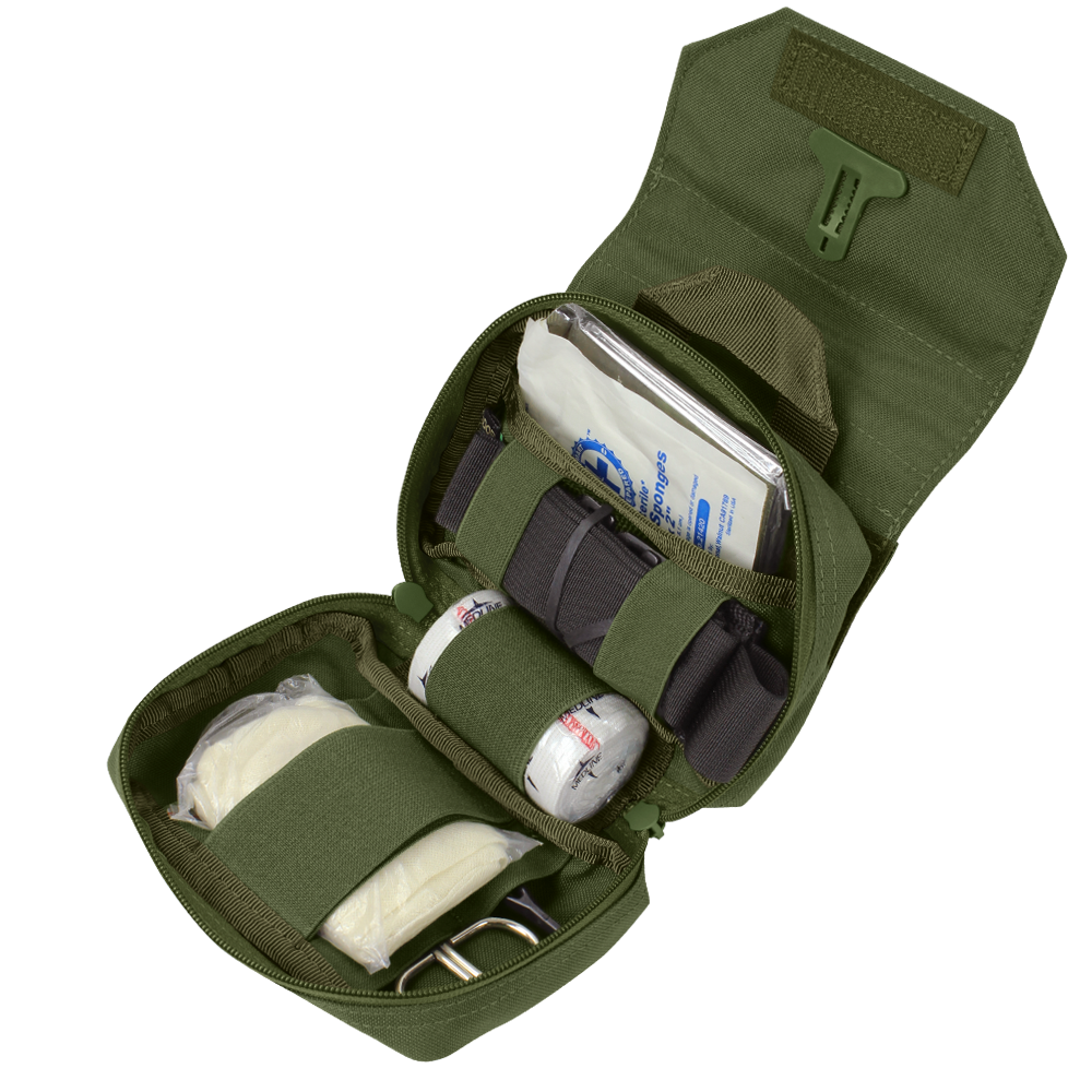 Pochette médicale Condor First Response arrachable montage horizontal ou vertical