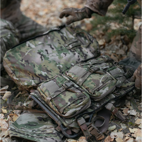 Pochette médicale à extraction rapide tactique Eberlestock Rip-Away grand modèle MOLLE