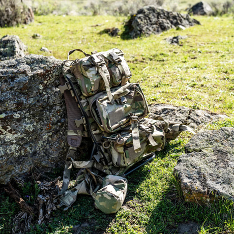 Pochette médicale à extraction rapide tactique Eberlestock Rip-Away grand modèle MOLLE