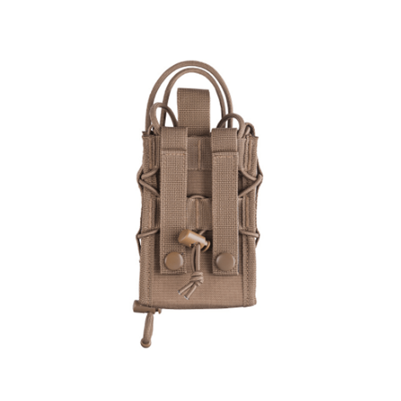 Pochette téléphone Mil-Tec MOLLE polyester PVC 9,3 × 14,5 cm avec bandoulière et tirette pull-up
