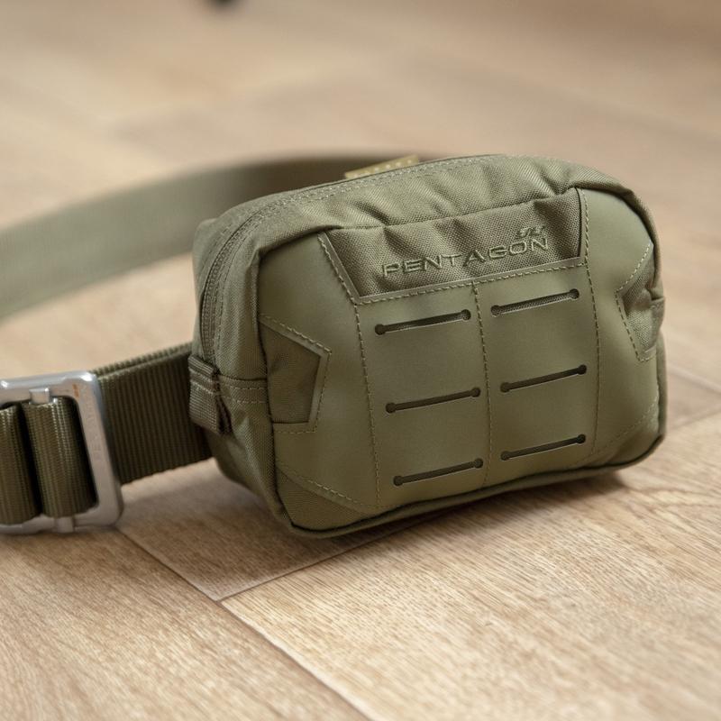 Pochette utilitaire Pentagon Elpis 15×10 en Cordura 500D compatible MOLLE et ceinturon