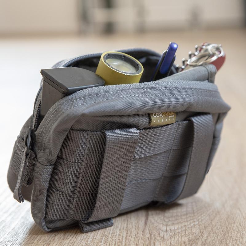 Pochette utilitaire Pentagon Elpis 15×10 en Cordura 500D compatible MOLLE et ceinturon