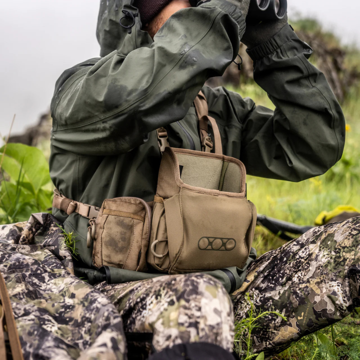 Pochette utilitaire tactique Eberlestock Recon compatible MOLLE pour harnais jumelles