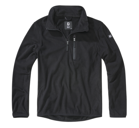 Polaire Brandit Fleece Troyer 170 g/m² col montant et poche de poitrine dissimulée