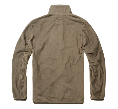 Polaire Brandit Fleece Troyer 170 g/m² col montant et poche de poitrine dissimulée