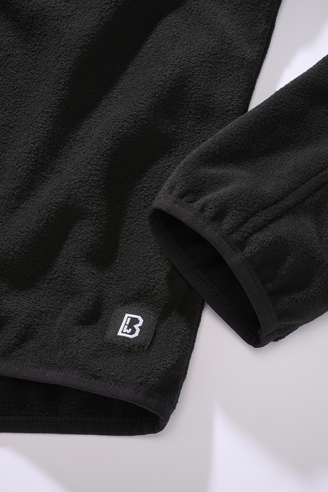 Polaire Brandit Fleece Troyer Ripstop 170 g/m² épaules et coudes renforcés poche de bras