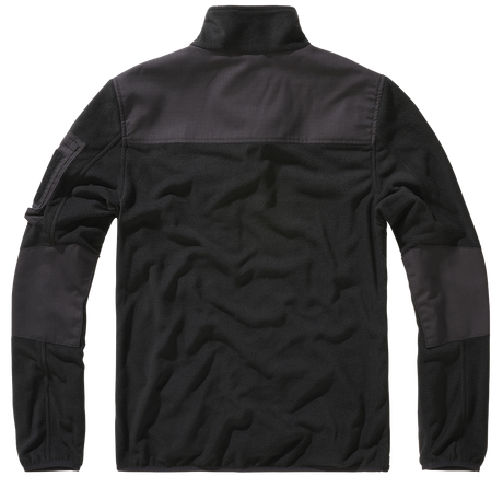 Polaire Brandit Fleece Troyer Ripstop 170 g/m² épaules et coudes renforcés poche de bras