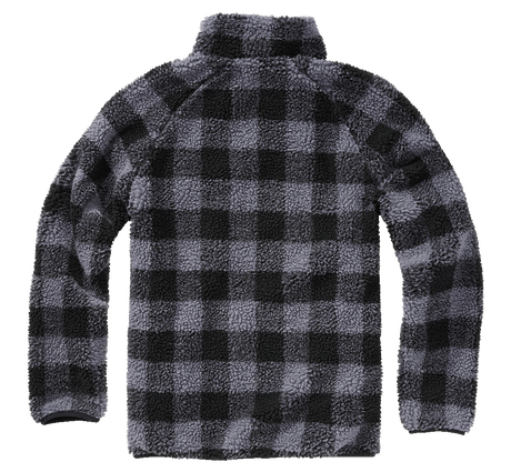 Polaire Brandit Teddyfleece Troyer doublée col montant quatre poches et bas élastiqué